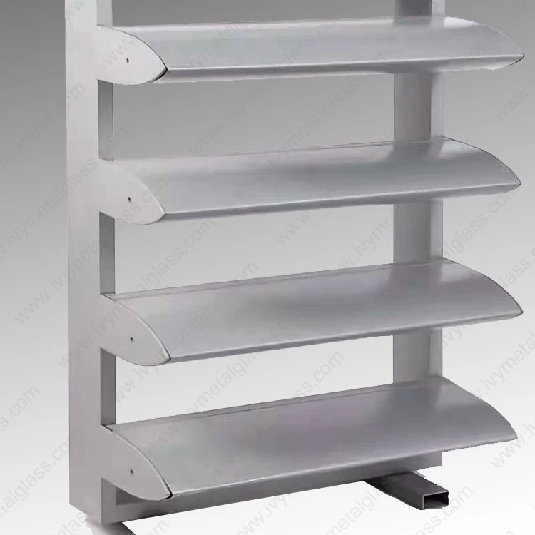 Twieqi tal-louver fissi tal-aluminju