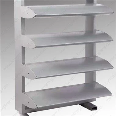 Twieqi tal-louver fissi tal-aluminju