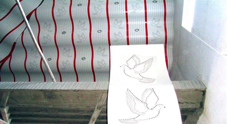 Pattern Artistic Wall Decor Kisi Panels Perforat Aluminju Ceiling Panel