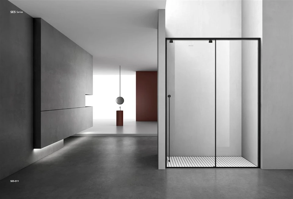 Stainless Steel li jiżżerżqu Doċoċ Bibien Kamra tad-doċċa